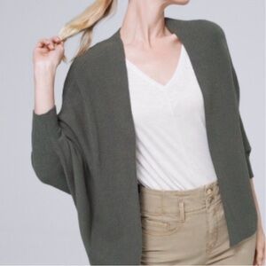 Arpeggia Green Dolman Grandmacore Button Up Oversized Cardigan Women’s Sz Small